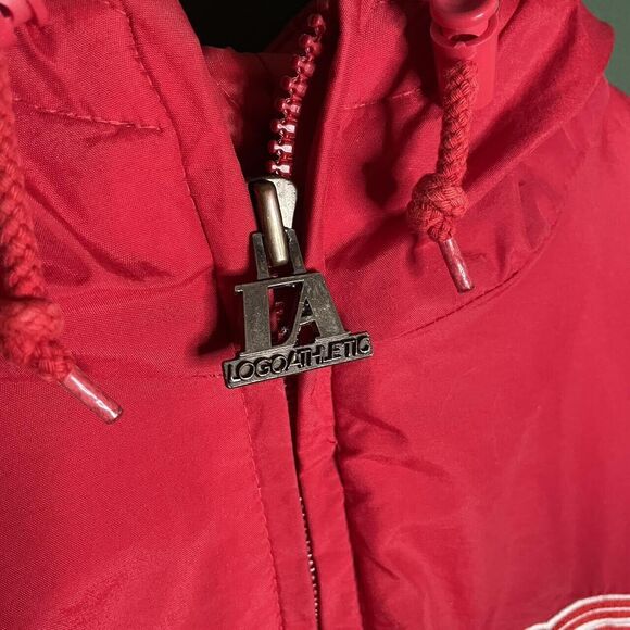 Vintage 90’s Detroit Red Wings Logo Athletic Puffer Jacket - Picture 5 of 6